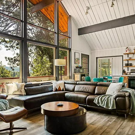 Modern Cabin Near Lakes With Forest Views Running Springs Exterior foto